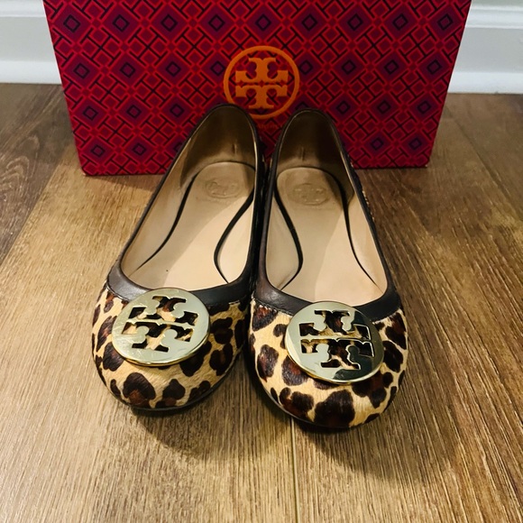 Tory Burch Calf hair Reva Flats - Picture 2 of 7